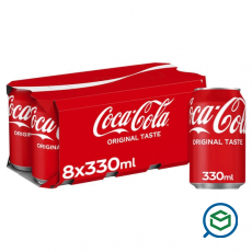 Coca Cola Original 330ml 8 Pack -...